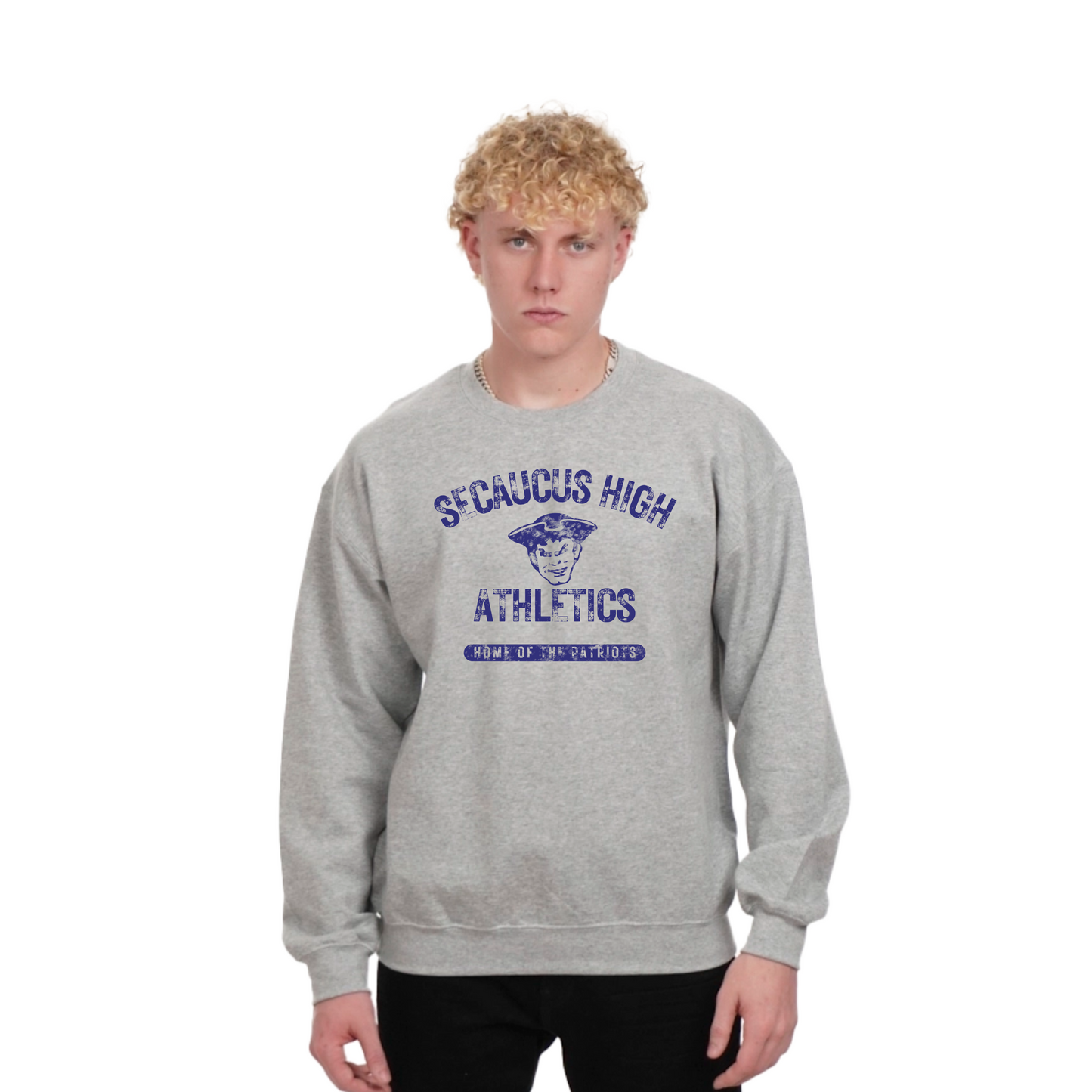 Athletics Gray Crewneck Sweatshirt : Vintage Style