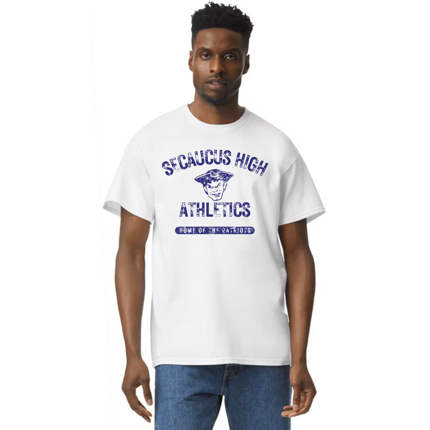 Athletics White Short Sleeved Shirt : Vintage Style