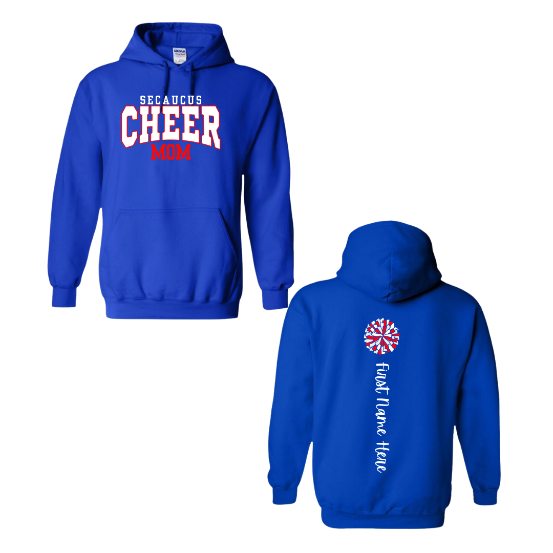 Secaucus High School Cheer Team : Cheer Dad Hoodie Customized