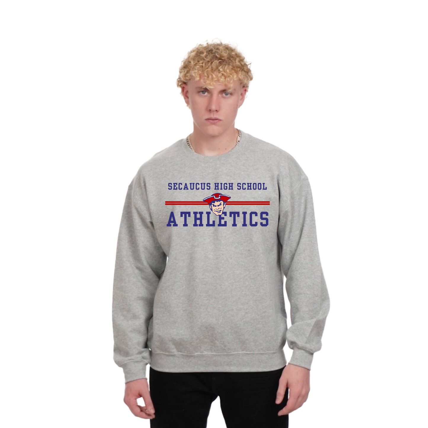 Athletics Gray Crewneck Sweatshirt : Modern Style