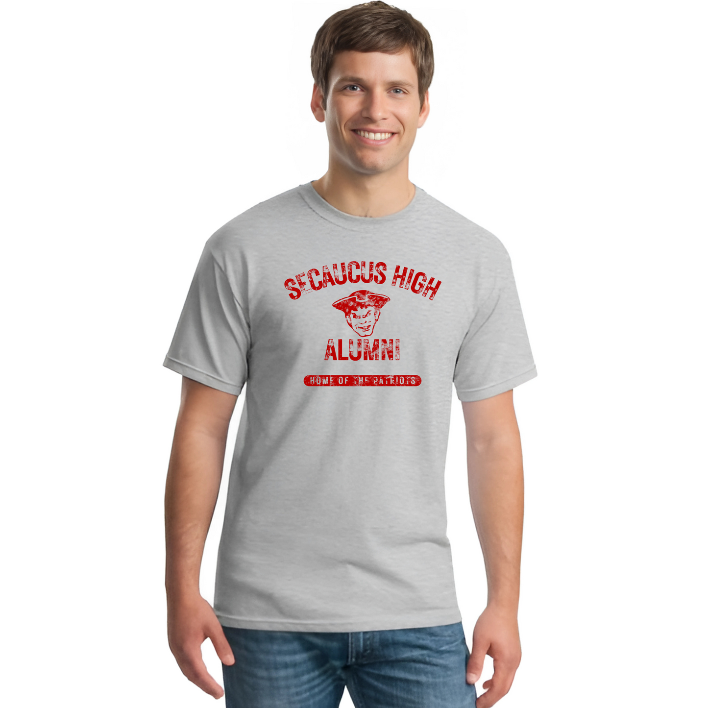 Alumni Gray Short Sleeved Shirt : Vintage Style