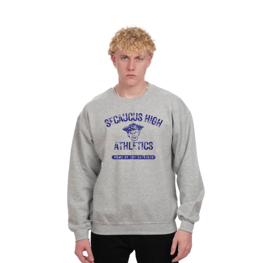 Athletics Gray Crewneck Sweatshirt : Vintage Style