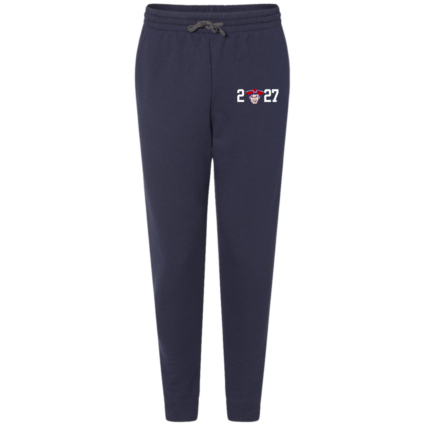 Navy Unisex Fleece Joggers with Pockets