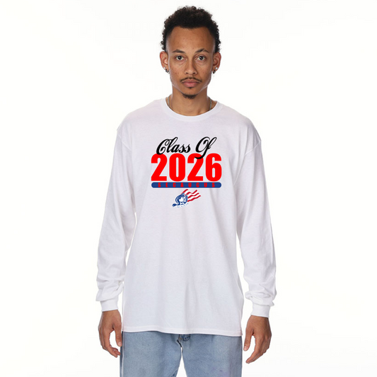 White Unisex Long Sleeved T-Shirt