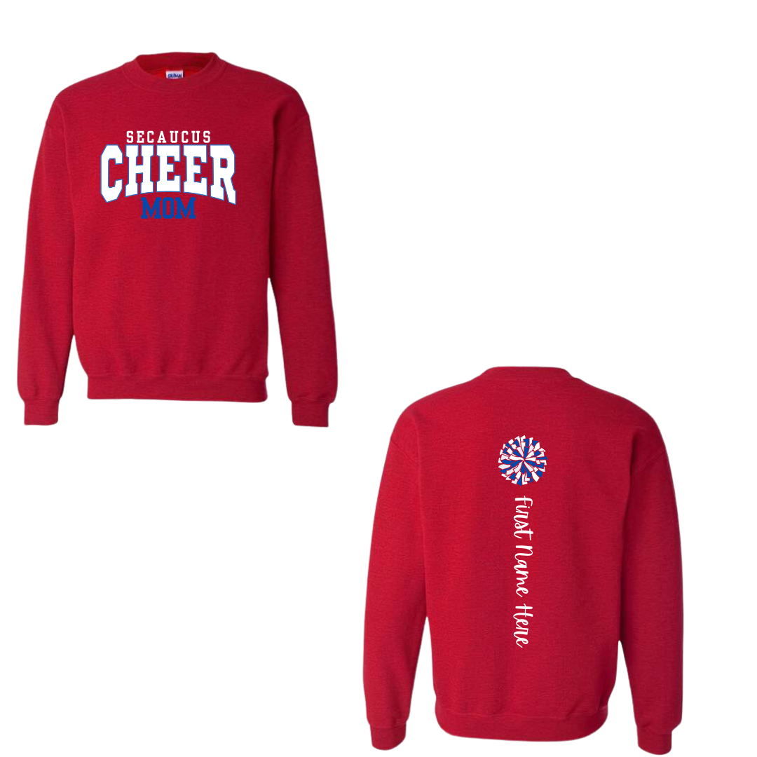 Secaucus High School Cheer Team : Cheer Mom Crewneck Customized