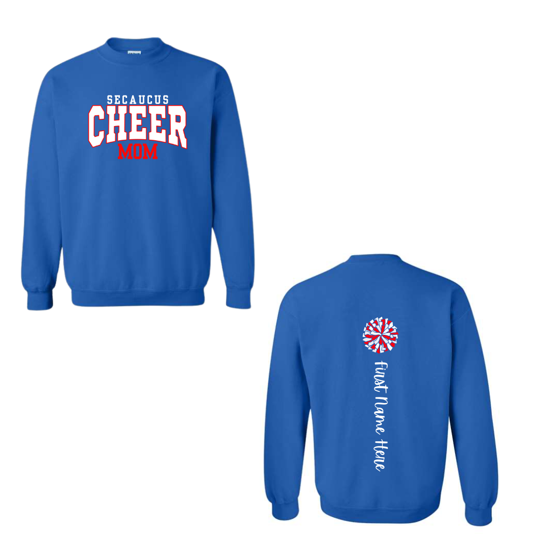 Secaucus High School Cheer Team : Cheer Mom Crewneck Customized