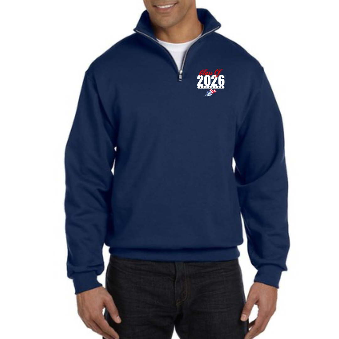 Navy Unisex Quarter-Zip Sweatshirt