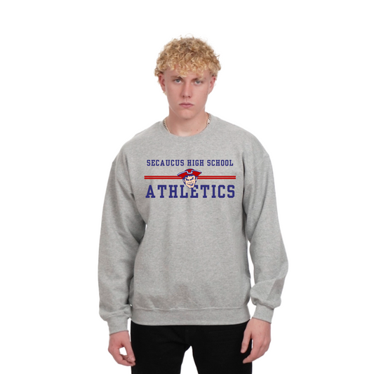 Athletics Gray Crewneck Sweatshirt : Modern Style