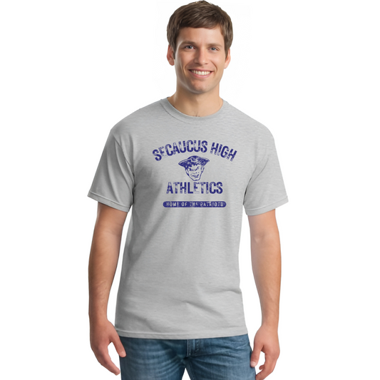 Athletics Gray Short Sleeved Shirt : Vintage Style
