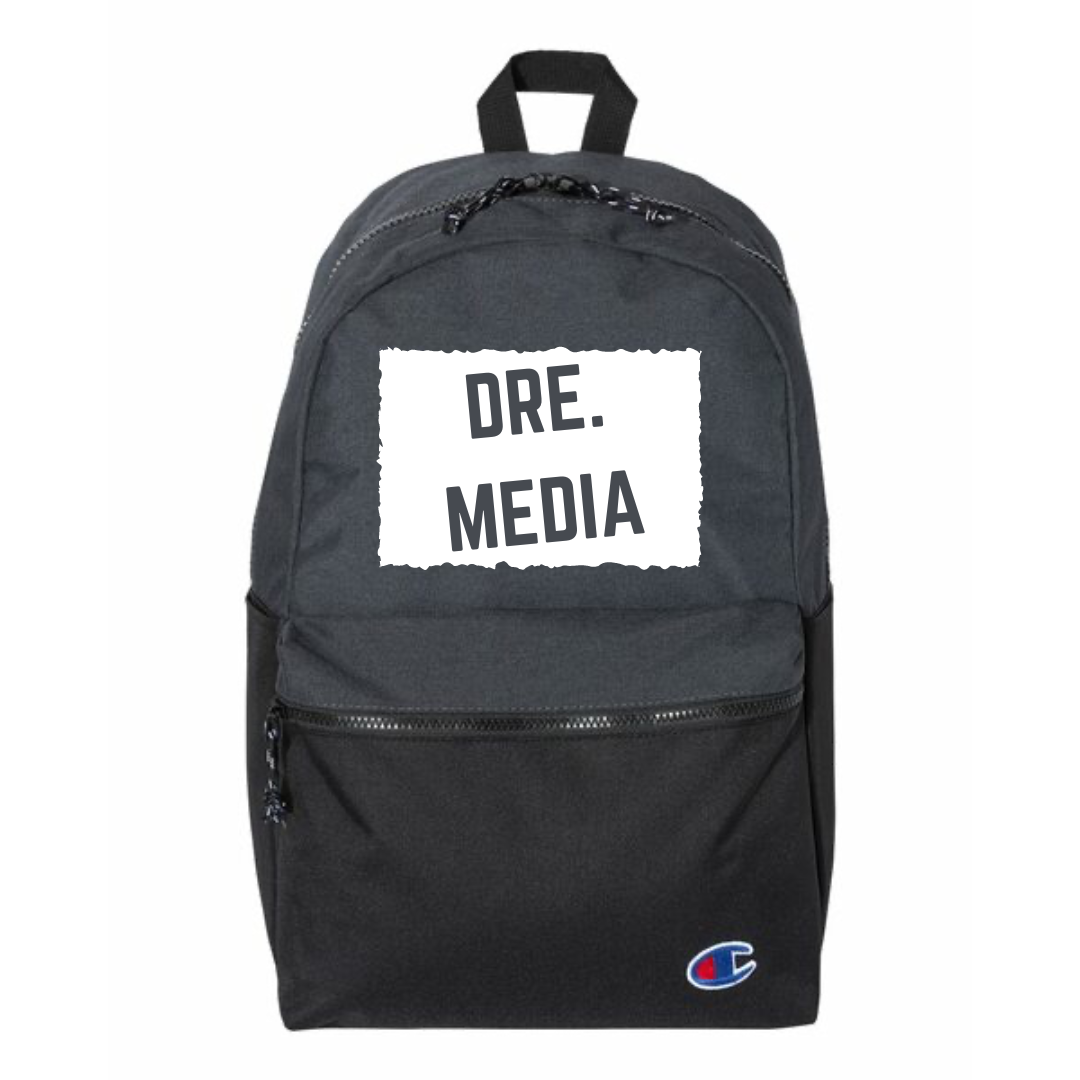 Dre.Media Season 16 Heather Black Champion Backpack