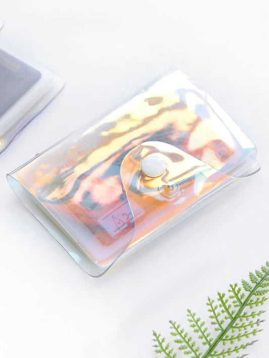 Clear Holographic Card Holder