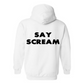 Say Scream | Ghost Face Front Hoodie